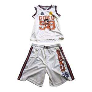 Goku Dragon Ball Z 2 Pc jersey short set Boy SZ 12 Toei Animation Bird Studio